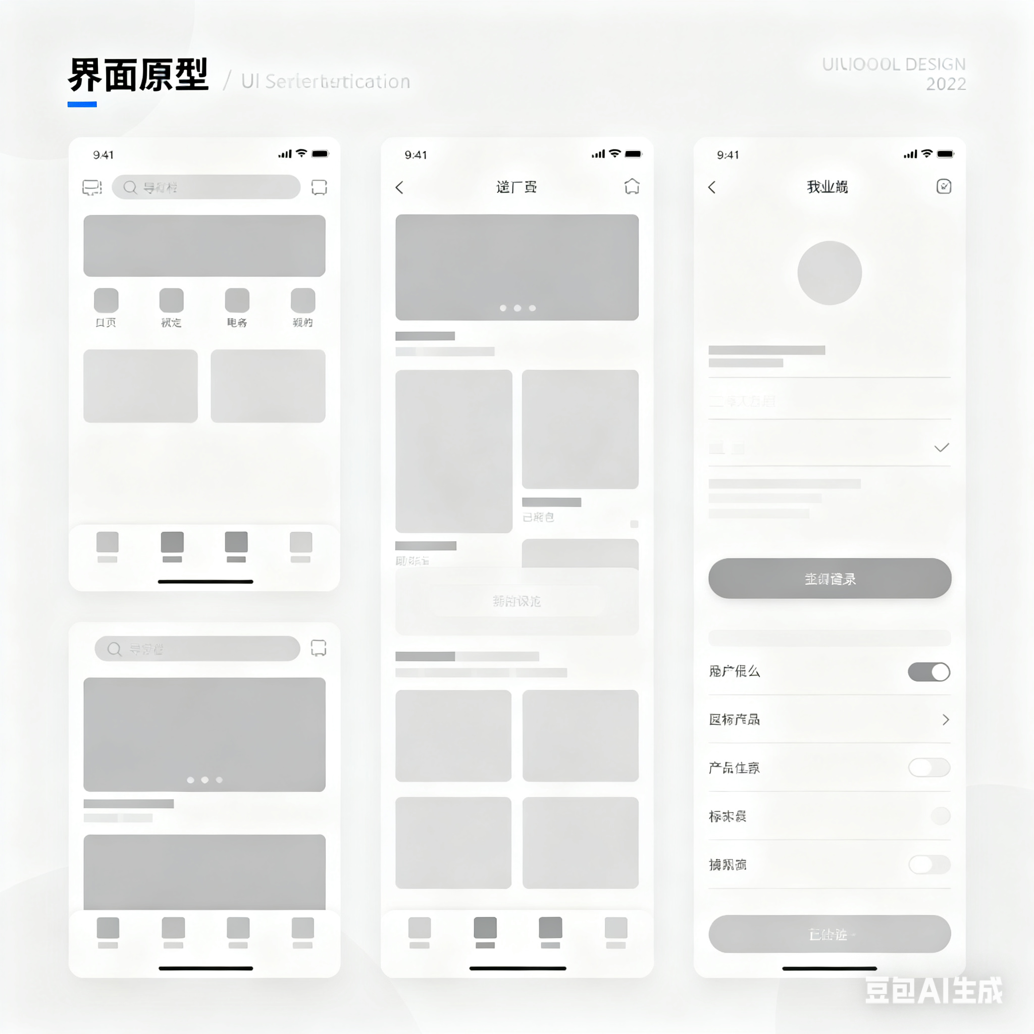 定制化 UI界面设计